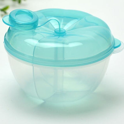 5 PCS Baby Milk Powder Formula Dispenser Food Container Storage Feeding Box 3 Layer Leakproof Travel Storage Box for Kids Toddler(Blue)-garmade.com