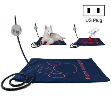 Pet Heating Pad Waterproof and Anti-Scratch Electric Blanket, Size: 60x45cm, Specification: US Plug-garmade.com