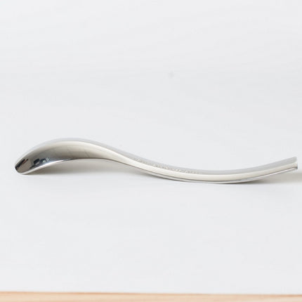 2 PCS Stainless Steel Polished Handle Ice Cream Small Spoon Tea Spoon-garmade.com