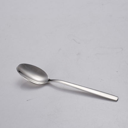 2 PCS Stainless Steel Long-Handled Ice Spoon Soup Spoon Coffee Dessert Western Food Spoon-garmade.com