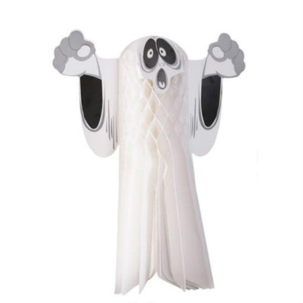Halloween Atmosphere Decoration Ghost Pendant Outdoor Indoor Ghost Festival Dress Up Ghost Pendant, Size: Large(White)-garmade.com