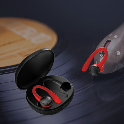 T7 Pro Wireless Sports Dual In-Ear Headset Bluetooth Headset 5.0(Red)-garmade.com