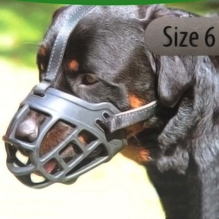 Mesh Breathable Silicone Anti-bite and Anti-call Pet Muzzle, Specification: Number 1(Red)-garmade.com