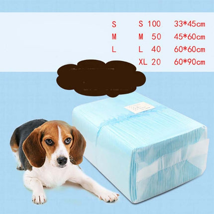 Pet Changing Pad Thickened Absorbent Dog Diapers, Specification: S: 100 PCS (33x45cm)-garmade.com