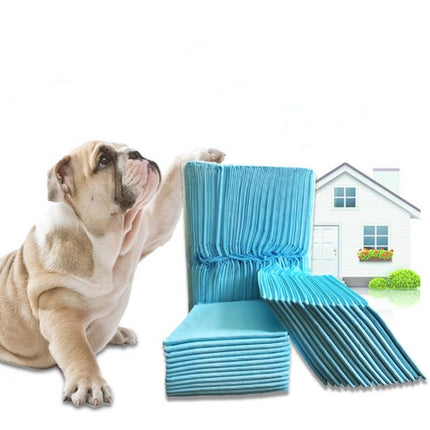 Pet Changing Pad Thickened Absorbent Dog Diapers, Specification: L : 40 PCS (60x60cm)-garmade.com
