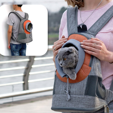 LDLC Chest Messenger Bag Pet Can Be Exposed Portable Breathable Backpack, Size:L(Green)-garmade.com