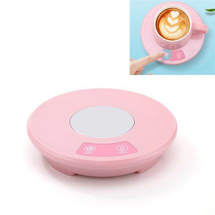 Fast Cooling Heating Pad USB Mini Portable Car Home Heating And Cooling Cup Coaster(Pink)-garmade.com