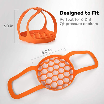 2 PCS Silicone Steamer Egg Cooker Silicone Steamer Basket, Size:8 Inches(Green)-garmade.com