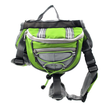 Self-Portable Backpack For Dogs Out Of The Backpack Breathable Mesh Pet Bag, Specification: S(Green)-garmade.com