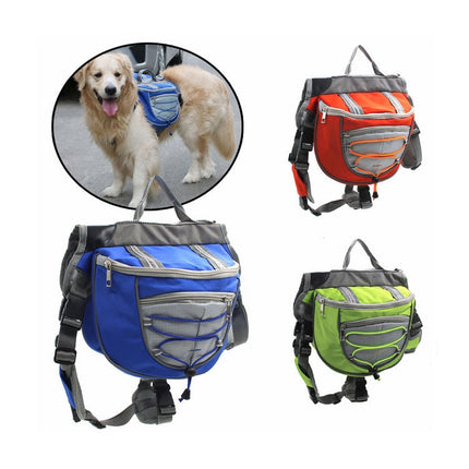 Self-Portable Backpack For Dogs Out Of The Backpack Breathable Mesh Pet Bag, Specification: S(Green)-garmade.com