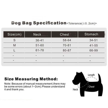 Self-Portable Backpack For Dogs Out Of The Backpack Breathable Mesh Pet Bag, Specification: S(Orange)-garmade.com