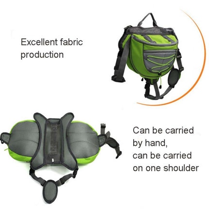 Self-Portable Backpack For Dogs Out Of The Backpack Breathable Mesh Pet Bag, Specification: S(Blue)-garmade.com