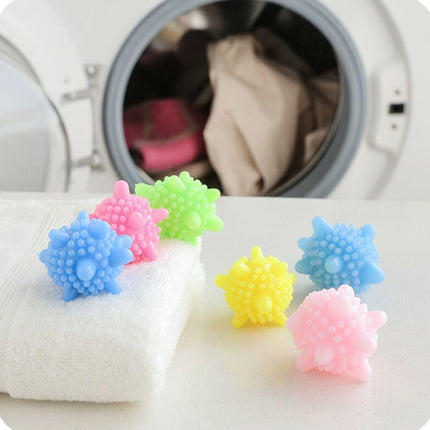 5 PCS Anti-winding Strong Decontamination Laundry Ball Home Washing Machine Starfish Solid Cleaning Ball-garmade.com