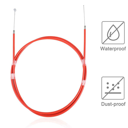 2 PCS For Xiaomi Mijia M365 Electric Scooter Rear Disc Brake Cable Brake Pipeline(Red)-garmade.com