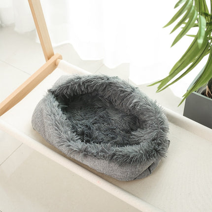 Kennel Dog Mat Dual-Use Winter Warm Cat Litter, Size:70x80cm(Dark Gray)-garmade.com