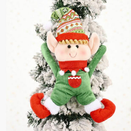 Christmas Decoration Fairy Curtain Buckle Door Hanging(Green)-garmade.com