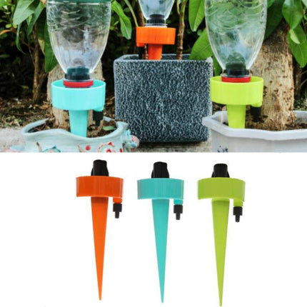 12 PCS Automatic Flower Watering Device Dripper Seepage Device, Color Random Delivery-garmade.com