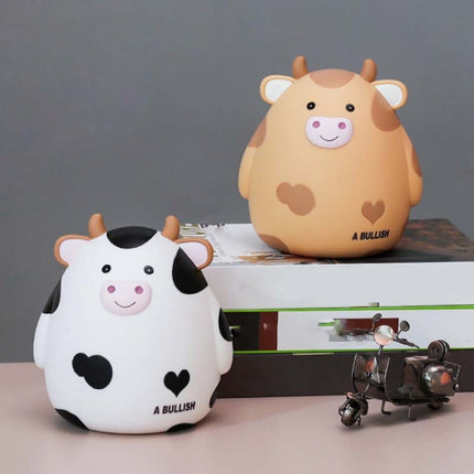 Cartoon Piggy Bank Bedroom Desktop Decoration Change Storage Tank(Khaki)-garmade.com