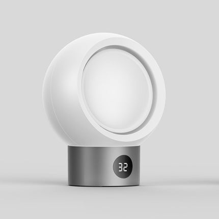 Planetary Heater Home Small Desktop Smart Heater With Temperature Display CN Plug(White)-garmade.com