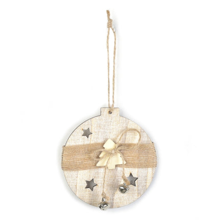 Wooden Cartoon Christmas Tree Ornament Christmas Scene Decoration Supplies(Christmas Ball)-garmade.com