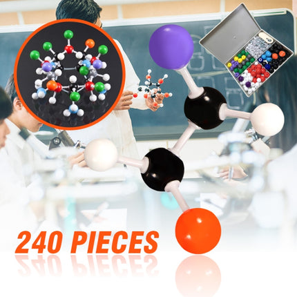 240 PCS Chemistry Molecular Model Organic Chemistry Atom Set for School Lab Teaching-garmade.com