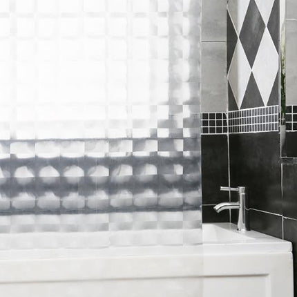 Bathroom EVA Shower Curtain 3D Translucent Thick Waterproof Mildew Sanitary Partition Curtain Shower Curtain, Size:1.2x2.2m-garmade.com
