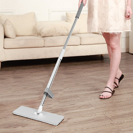 Hand-Free Household Large Mop Wet & Dry Floor Mop, Style:Without Bucket, Specification:36cm (1 Rag)-garmade.com