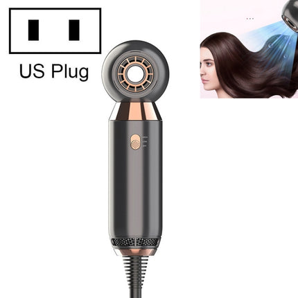 Mdjc-806 Travel Leafless Mini Hair Dryer Hotel Wall-Mounted Hair Dryer(US Plug)-garmade.com