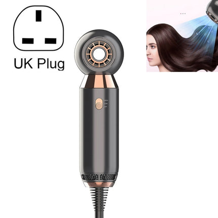 Mdjc-806 Travel Leafless Mini Hair Dryer Hotel Wall-Mounted Hair Dryer(UK Plug)-garmade.com