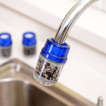 2 PCS Household Tap Water Purifier Kitchen Faucet Filter Activated Carbon Three-layer Water Filter-garmade.com