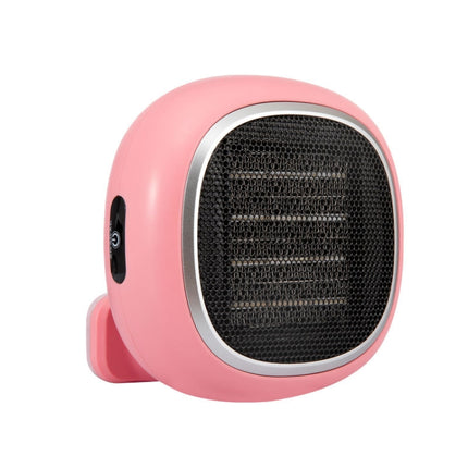 Touch Home Desktop Small Sun Wall-Mounted Heating Fan Mini Electric Heater, CN Plug(Pink)-garmade.com
