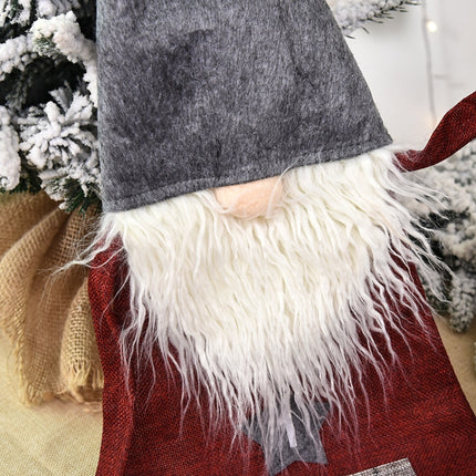 Christmas Ornaments Burlap Forester Calendar Rudolph Creative Countdown Calendar( Grey Hat)-garmade.com
