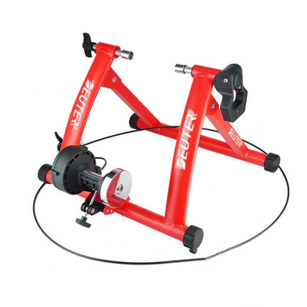 DEUTER MT-04 Bicycle Training Platform Indoor Cycling Platform Cycling Fitness Rack(Red)-garmade.com