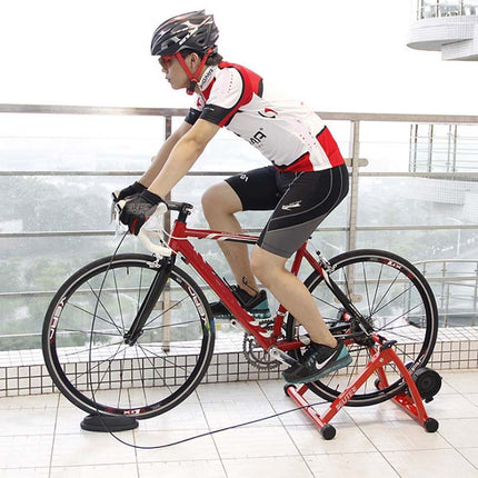 DEUTER MT-04 Bicycle Training Platform Indoor Cycling Platform Cycling Fitness Rack(Black)-garmade.com