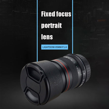 Lightdow 85mm F1.8 Fixed Focus Portrait Macro Manual Focus Camera Lens for Sony Cameras-garmade.com
