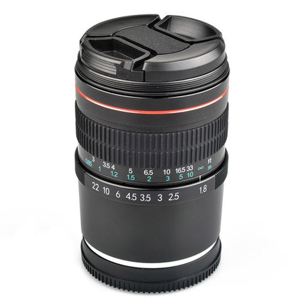 Lightdow 85mm F1.8 Fixed Focus Portrait Macro Manual Focus Camera Lens for Sony Cameras-garmade.com