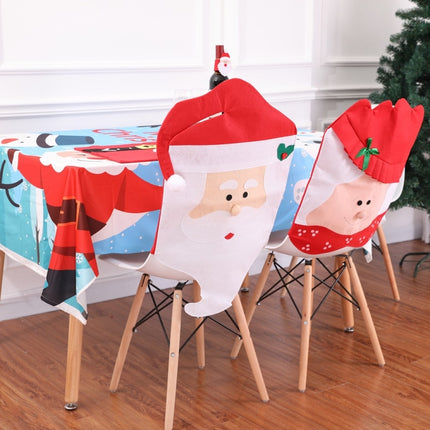 Christmas Dining Room Chair Covers Holiday Table Decorations(Grandma)-garmade.com