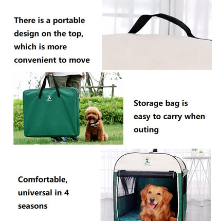 Hoopet Pet Tent Composite Cloth Four Seasons General Indoor & Outdoor Pet Nest, Specification:XS( Green)-garmade.com