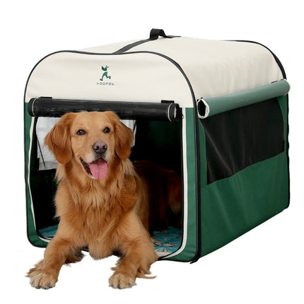 Hoopet Pet Tent Composite Cloth Four Seasons General Indoor & Outdoor Pet Nest, Specification:M( Green)-garmade.com