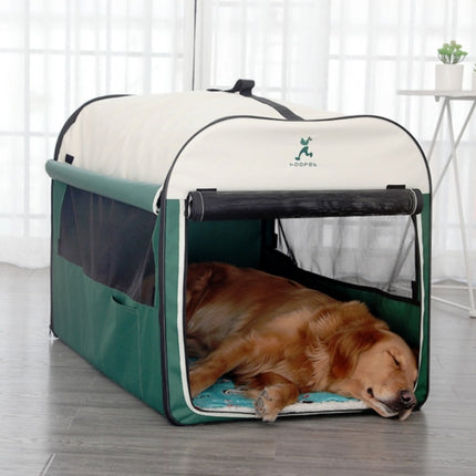 Hoopet Pet Tent Composite Cloth Four Seasons General Indoor & Outdoor Pet Nest, Specification:L( Green)-garmade.com