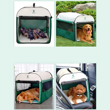 Hoopet Pet Tent Composite Cloth Four Seasons General Indoor & Outdoor Pet Nest, Specification:L( Green)-garmade.com