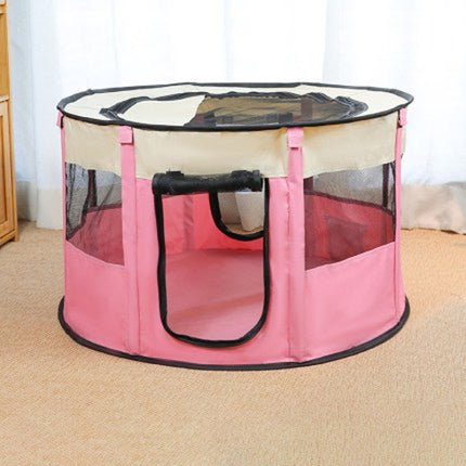 Pet Tent Dog Breeding Chamber Cat Delivery Room, Specification: Extra Large 55x110cm(Pink)-garmade.com