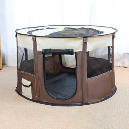 Pet Tent Dog Breeding Chamber Cat Delivery Room, Specification: Medium 72x40cm(Brown)-garmade.com