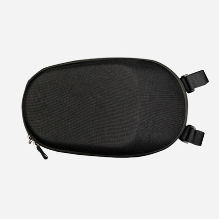 For Xiaomi No.9 Electric Scooter PU Leather Waterproof EVA Hard Shell Bag Electric Folding Car Front Bag, Size:30 x 16.5 x 14.5cm(Black)-garmade.com
