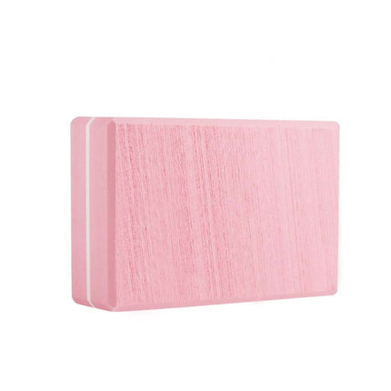 Two-color High-Density EVA Weighted Yoga Bricks Yoga Aids Dance Practice Bricks(Pink)-garmade.com