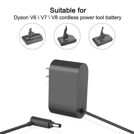 26.1V Vacuum Cleaner Accessories Power Adapter Plug for Dyson Dyson V6 / V7 / V8, Plug Standard:US Plug-garmade.com