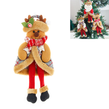 3 PCS Christmas Cartoon Doll Decoration Pendant( Fawn)-garmade.com