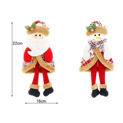 3 PCS Christmas Cartoon Doll Decoration Pendant(Snowman)-garmade.com