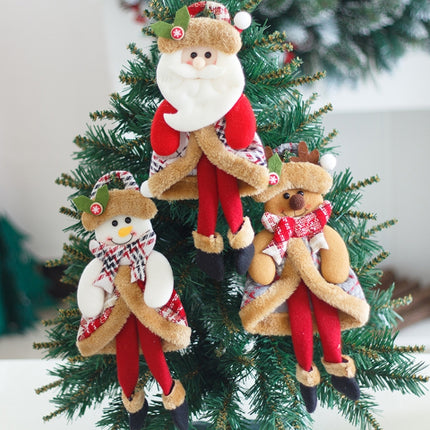 3 PCS Christmas Cartoon Doll Decoration Pendant( Fawn)-garmade.com