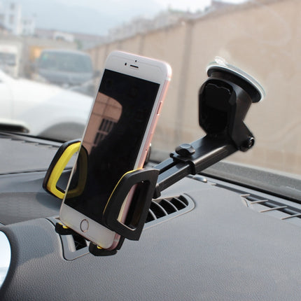 Car Phone Holder Car Air Outlet Mobile Phone Holder Suction Cup Navigation Instrument Panel General, Style:2 in 1(Blue)-garmade.com